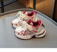 Zapatillas deportivas informales para niños y niñas, zapatos de malla transpirable, resistentes al desgaste, con gancho y bucle, a la moda, novedad de otoño, 2024 - details 7