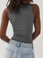 Camisa sin mangas con parte inferior ajustada y top con espalda cruzada y cuello redondo - details 13