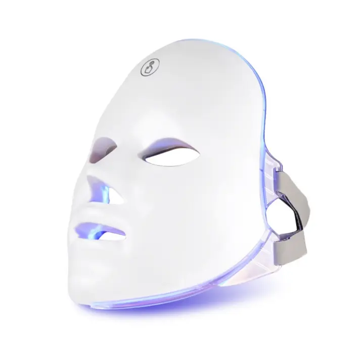 Foreverlily Máscara Facial LED de 7 Colores Terapia de Fotones para Eliminar Arrugas y Acné - 1