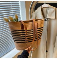 Bolso de Paja Grande para Mujer Estilo Nuevo, Capacidad de Bolso de Playa, Bolso de Hombro Único, Bolso de Paja para Mujer - details 19
