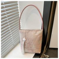 Bolso de hombro con bordado estampado, bolso de mano de estilo chino nuevo Floral de gran capacidad, bolso de mano, bolso de mano con flores para axilas para niñas - details 20