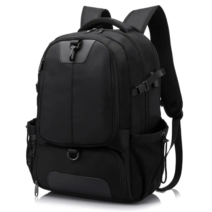 Mochila de gran capacidad para hombre, bolsa de viaje con compartimento para zapatos, capacidad expandible, con interfaz USB - 1