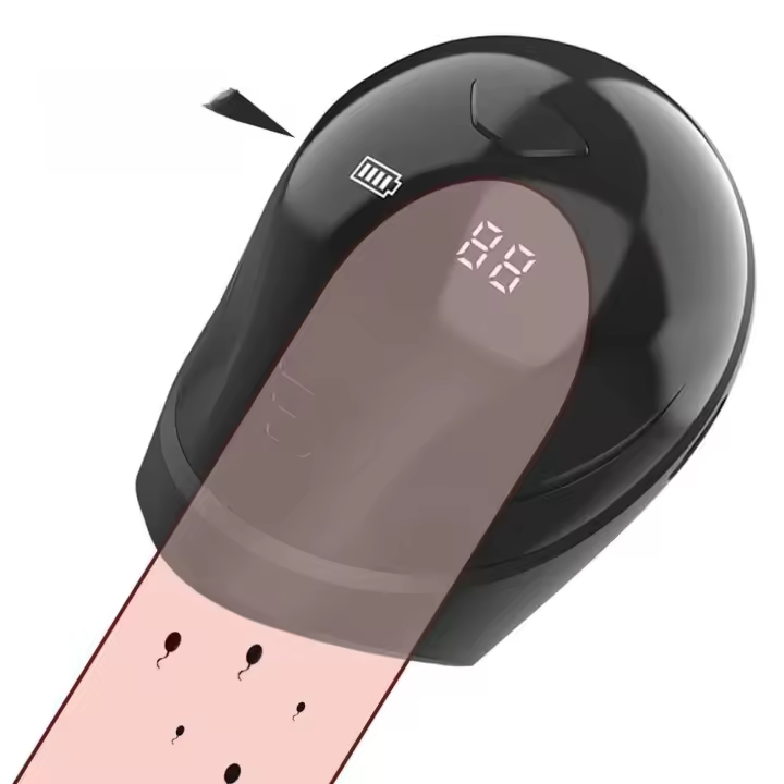 Leten masturbador masculino ampliación entrenador vibrador para hombres 10 modos de vibración glande estimulador masajeador suministros para adultos - 1