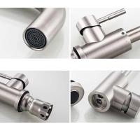 Grifo de Cocina de Acero Inoxidable 304 Mezclador de Agua Caliente y Fría Rotación de 360° - details 5