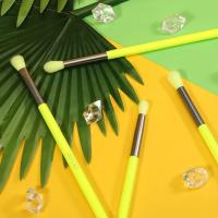 Docolor-brochas de maquillaje para ojos, 4 piezas, pelo sintético suave, portátil, para viaje - details 8
