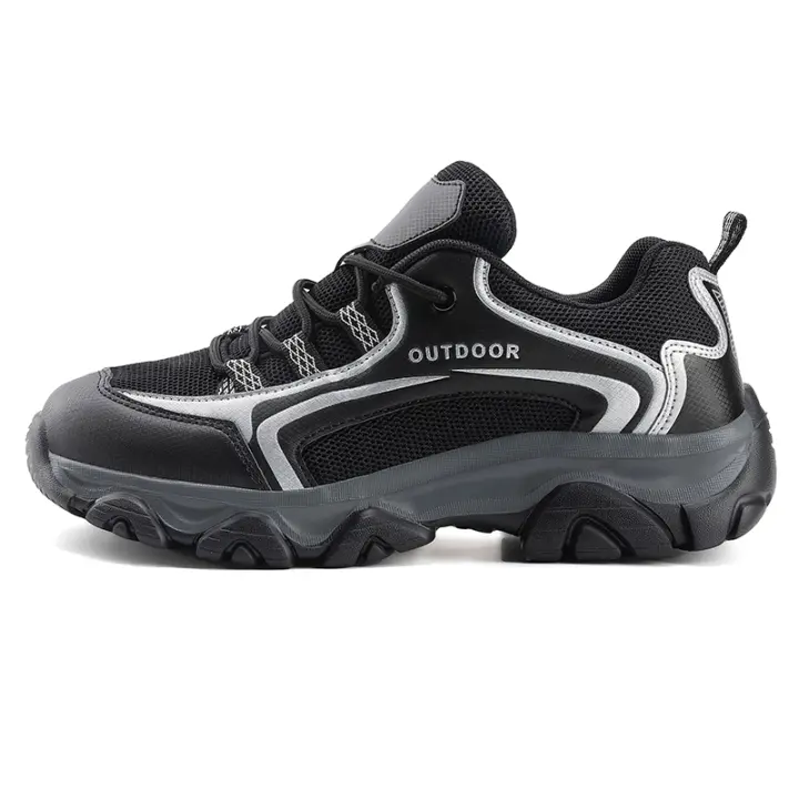 Zapatos de senderismo impermeables para hombre, zapatos de senderismo ligeros y bajos para senderismo al aire libre, acampar y caminar - 1