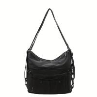 Bolso cruzado vintage unisex de gran capacidad Correa ajustable Múltiples bolsillos - details 1