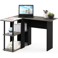 Mesa de Oficina para el Hogar Roble Francés Gris/Negro Características de Diseño Único - details 2