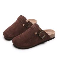Zapatillas planas de exterior Retro concisas para mujer, sandalias modernas con hebilla, zapatos con correa, otoño e invierno, novedad de 2023 - details 14