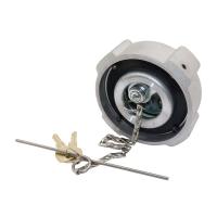 Nueva tapa de tanque de combustible de aluminio de alta calidad con cerradura 03-37017-002 0337017002   para camiones americanos Camiones Freightliner - details 4