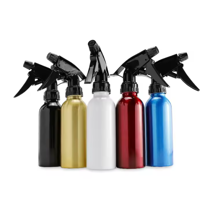 Botella Pulverizadora de 200 ml, Pulverizador de Aluminio con Presión, Botellas de Spray para Agua, Nebulizador para Peluquería, Tatuaje, Jardinería y Limpieza. - 1
