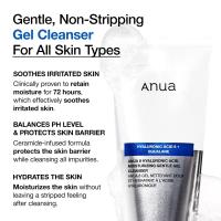 ANUA Moisturizing Gentle Gel Cleanser, Hyaluronic Acid, Squalane, Ceramide, Foaming Facial Korean Cleanser, pH Balance, Daily Hydrating Face Wash, Korean Skincare (150ml/5.07fl oz.) - details 2