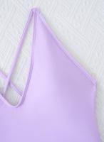 Traje de Baño de Una Pieza Blanco Ajuste de Cuerpo, Dacron, Estilo de Verano/Primavera 24, No Retirable - details 2