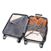 Juego de maletas ABS Rígida 4 piezasMaleta Cabina 55cmMaleta Mediana 68cmMaleta Grande 78cmNeceser 29cm NegroAzulMarinoRosaDoradaPlateadaMentaRojoMorada - details 1