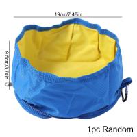 Durable con mosquetón, cuenco plegable para mascotas, contenedor de comida para cachorros impermeable, cuenco alimentador de agua y comida, contenedor de comida para cachorros - details 5