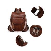 Mochila de cuero para mujer, diseño de moda, bolsos de hombro para mujer, mochila de viaje - details 10