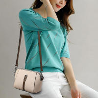 Bolso bandolera de mujer de diseño simple, pequeño, de color sólido, casual, de cuero PU, para teléfono. - details 8