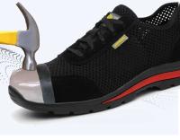Zapatos de trabajo ligeros y transpirables para hombre, calzado deportivo de seguridad con protección y puntera de acero, verano - details 4