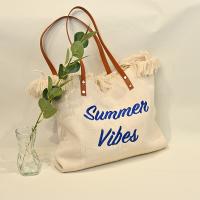 2025 nueva playa Bohemia Fashion Alphabet Design sense tote bolso lleno de bolsas de compras portátiles de gran capacidad bolso de hombro (Regalo 2 piezas) - details 1