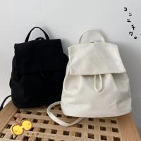 Mochila pequeña simple mochila de mujer bolsa pequeña de lona pequeña y liviana salir viaje de excursión de primavera - details 2