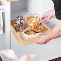 FKW47-W Carrito de Servir Carrito Auxiliar Cocina estantería de Cocina Carrito de Cocina móvil 100 x 92 x 45 cm Blanco ES - details 40