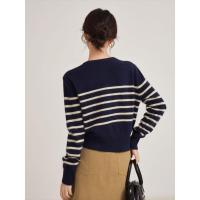 Suéter de punto de estilo coreano para mujer, cuello redondo, temporada primavera otoño - details 5