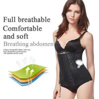Corsé bordado de malla para mujer, faja moldeadora de cuerpo, entrenador de cintura, fajas colombianas originales, ropa moldeadora de Control de ajuste del vientre - details 6