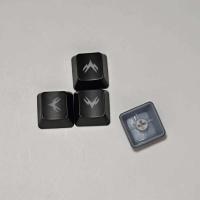 1Set Shine Through Keycaps ABS Backlit Shine-Through nical Keyboard Keycap Arrowkey Directions R1 Height 896C - details 3
