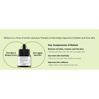COSRX Retinol 0.5 Oil, suero antienvejecimiento con tratamiento facial con retinoide al 0,5%, reduce las arrugas, líneas finas, signos de envejecimiento, suave - details 10