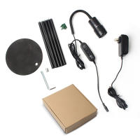 Luz LED con zoom de altura ajustable, lámpara de espectro completo para cultivo de plantas, 3/6/12H, 5 escalones, regulable, 10W - details 8