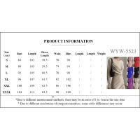 Vestido Largo Elegante Para Mujer Con Cintura Ajustada Y Hips Slim Estilo Retro Francés Para Otoño Vestido De Oficina Con Cuello Redondo Y Mangas Largas - details 0