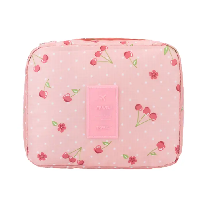 Organizadores de embalaje de equipaje de viaje, bolsa de maquillaje grande, organizador de cosméticos para mujer - 1
