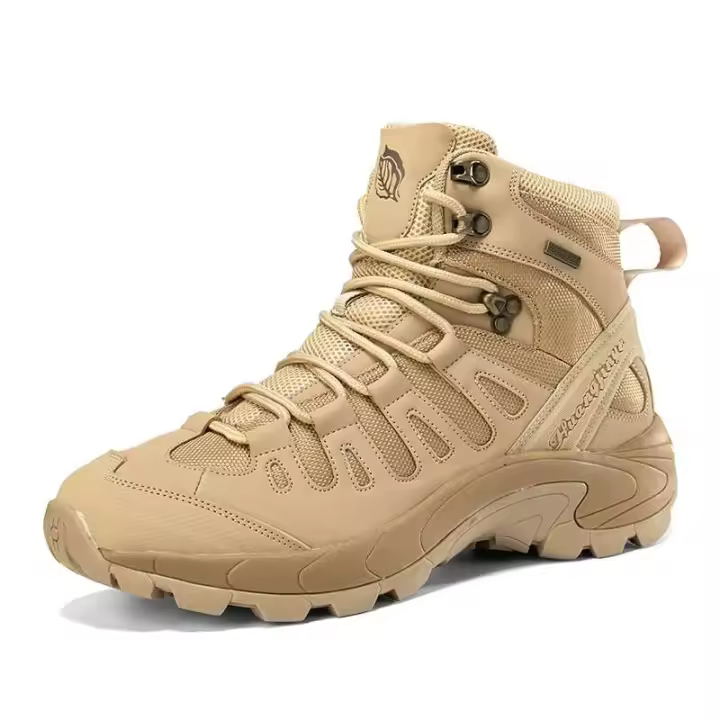 Nuevas llegadas zapatos deportivos de escalada tácticos para hombres para senderismo al aire libre y seguridad en el trabajo botas de desierto de otoño estilo de combate - 1
