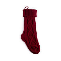 Decoraciones navideñas para la pared del hogar, calcetines de punto, bolsas de regalo de dulces, accesorios colgantes, calcetines - details 0