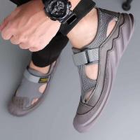 Nuevos zapatos informales al aire libre para hombre transpirables de malla de verano más vendidos con material superior antideslizante - details 9