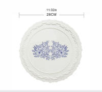 Mantel de Mesa de Seda Grande con Encanto de Flor Embossed Plancha de Mesa Antideslizante para Cena en Estilo Coreano - details 0