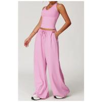Pantalones rectos para mujer, pantalones de Yoga de cintura alta, entrenamiento para correr, mallas acampanadas, pantalones de Yoga para deportes al aire libre, pantalones atléticos - details 3