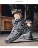 Botas de Trabajo para Hombres Primavera 2025 Impermeables Antideslizantes Altas de Lona Camuflajes para Trabajo al Aire Libre - details 7