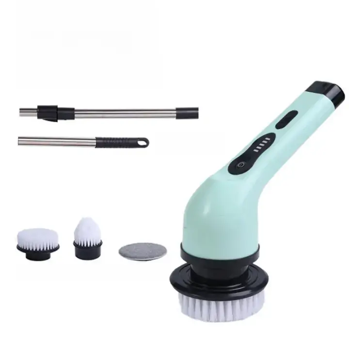 Cepillo de Limpieza Eléctrico Multifuncional 3-en-1 Portátil, Cerdas Suaves, Material de Plástico para Hogar y Cocina - 1