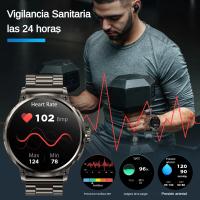 Para Android Ios GPS Track Reloj Inteligente hombres Pantalla ultra HD AMOLED de 1,85 pulgadas, batería grande de 710 mah, llamada Bluetooth, Rastreador GPS para hombres, Pronóstico en tiempo real, Frecuencia card - details 2