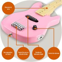 Paquete de Guitarra Eléctrica para Principiantes Tamaño 1/4 Amplificador Portátil de 5 W Cable - details 16