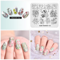Plantillas de Arte de Uñas KADS para Salones de Belleza Herramientas de Manicura con Diseños de Flores Hojas Oceanos Animales - details 3