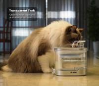 Fuente de Gato de Acero Inoxidable Alimentado por Batería Sensor Inalámbrico Circulación Automática Dispensador de Agua - details 2