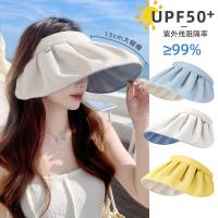 Sombrero de concha femenino anti-ultravioleta de verano que cubre la cara de la playa sombrero para el sol ciclismo sombrero para el sol superior vacío. - details 7