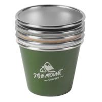 Mini taza de camping de acero inoxidable, 4-1 piezas, 50 ml, adecuada para VIE al aire libre, cerveza, vino, café, té, leche, bebidas, agua, - details 20