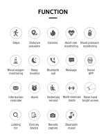 Reloj Inteligente L21 Sensibilidad de Ritmo Cardíaco, Pantalla Táctil COB, Alertas de Mensajes Sociales, Múltiples Idiomas Accesorio Wearable Android Wear - details 12
