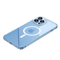 Funda de Aluminio Transparente Magnética HD para iPhone 12 13 14 15 Pro Max con Protector de Lente y Carcasa de Metal Anti Huellas de Dedos Diseño Geométrico de Película - details 11