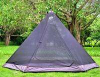 Tienda de campaña para exteriores, color blanco plateado, gran capacidad, tienda portátil para primavera y verano, impermeable, resistente al sol, especial para acampar - details 5
