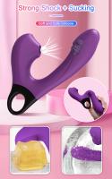 Potente Vibrador G-Spot 15 Modos Ventosa de Estimulación Cervical Juguete Intimal para Mujeres - details 0