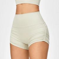 Pantalones cortos deportivos para mujer, pantalones cortos de compresión plisados, pantalones cortos de yoga de secado rápido - details 2